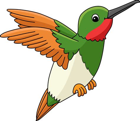 Hummingbird Animal Cartoon Colored Clipart 20088455 Vector Art At Vecteezy