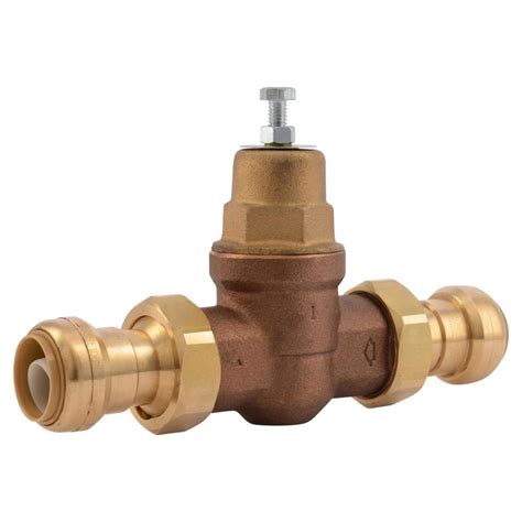 Sharkbite Eb45 Brass 1 In Push To Connect Pressure Regulator Valve At