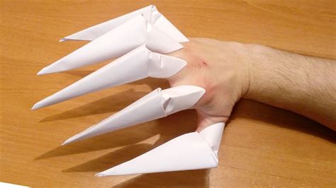 How To Make Origami Claws Youtube