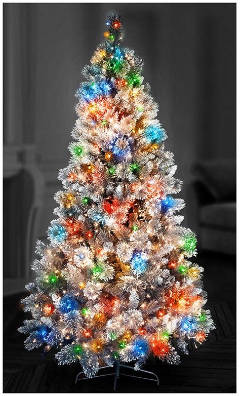 1000 Led Multi Coloured Christmas Tree Lights With Timer 25m Clear