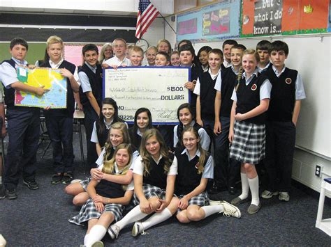St Vincents 7th Graders Become Entrepreneurs And Raise 1500 For