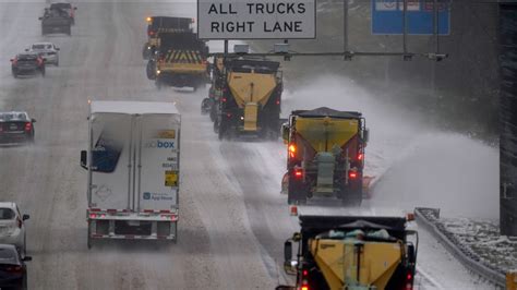 Winter Storm Power Outages Rise As Snow Ice Blast South