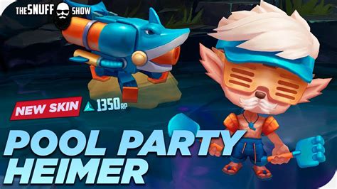 Тусовый Хеймердингер Обзор Скина Лига Легенд Pool Party