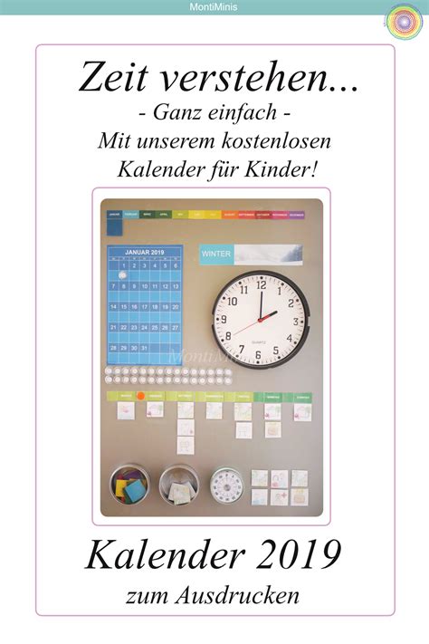 Kalender kinder ausdrucken binäre linux kalender für 2017 zum. Der MontiMinis DIY Kalender 2019 für Kinder ist da ...