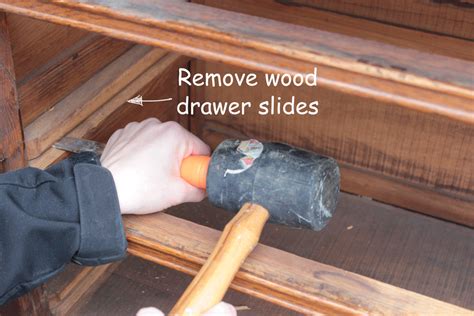 Secret tips from the handyman zone , how to free your stuck desk drawer quick & easy. How to Install Drawer Slides on a Vintage Dresser - Shades ...
