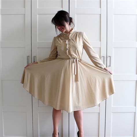 Vintage Shirtwaist Dress 50s Day Dress Large By Myvintagecrush