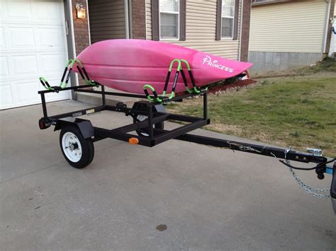 Kayak Trailer Hand Built From Session Kayak Pinterest Plumbing