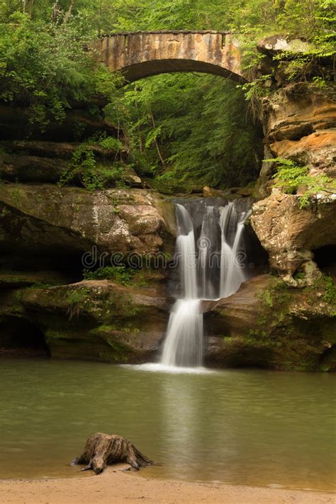 Beautiful Upper Falls At Old Man S Cave Hocking Hills State Park Ohio