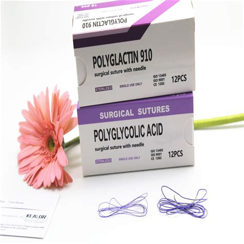 Ce Fda Iso Approved Vicryl Non Absorbable Sterile R Silk Braided