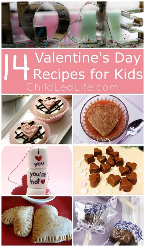 14 Valentines Day Recipes For Kids Valentines Food Kids Meals