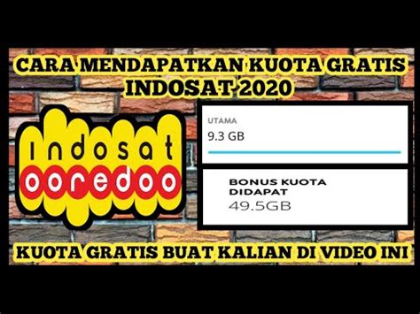 Cara mendapatkan kuota gratis indosat ooredoo tanpa aplikasi. CARA MENDAPATKAN KUOTA GRATIS INDOSAT 2020 | TANPA ...