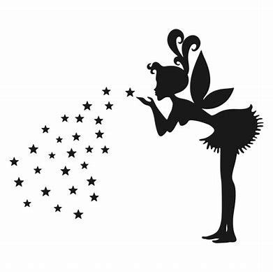 Image result for Free Fairy Svg File | Fairy silhouette, Pixie dust, Fairy