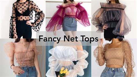 Summer Net Tops For Girls 2022 Fancy Net Tops Design Stylish Tops