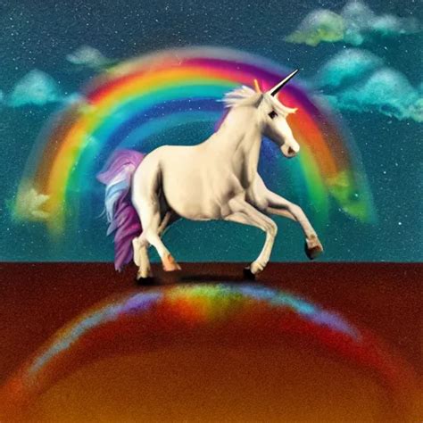 Photograpy Of A Real Unicorn Farting Rainbows Fine Art Stable