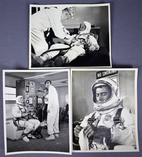 Sold Price 9 Gus Grissom And John Young Gemini Nasa Photographs