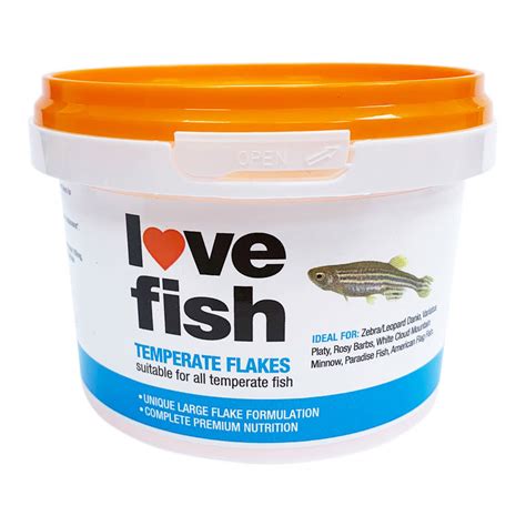 Love Fish Temperate Fish Food Flakes 18g Pets At Home