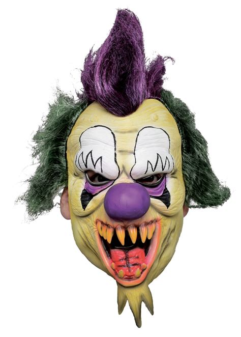 Killer Clown Mask Scary Evil Clown Mask Halloween Costume Accessory Ebay