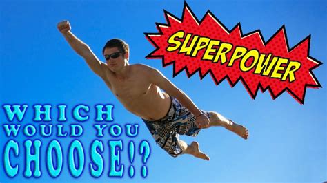 What Super Power Would You Choose If Super Powers You Choose Comic Book Cover