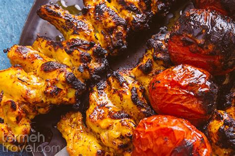 Joojeh Kabab Persian Saffron Chicken Kebab Termeh Blog
