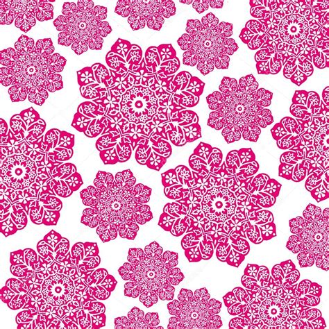 Gill hubert says such an awesome pattern! Hot Pink & White Floral Batik — Stock Photo #12759667