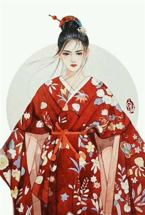 Pin By 귀여운 너구리 On Идеи для картинрисунковкопий Japanese Art Geisha