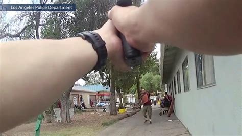 Lapd Releases Video Of Fatal Police Shooting Of Female Hostage Held At