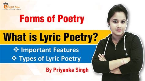 What Is Lyric Lyric Poems Types Of Lyric Poems Forms Of Poetry