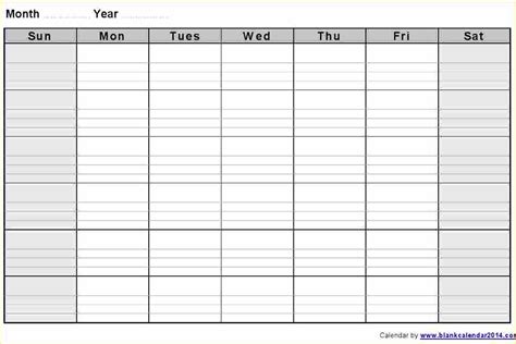 32 Helpful Blank Monthly Calendars Kitty Baby Love
