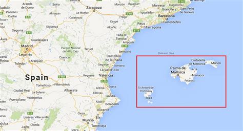 Op de kaart canarische eilanden is te zien dat ze direct voor de kust van marokko liggen. Balearische Eilanden - wonen en huis kopen | Casadelmar