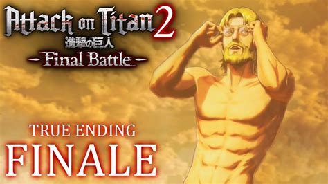Attack On Titan 2 Final Battle Dlc End True Ending Gameplay Walkthrough