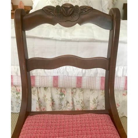 Carved mahogany chair contain special features such as buckles and straps, cushioned back support, and attachable trays to make them the perfect option for parents to choose. Antique Hand Carved Rosette Floral Back Mahogany Chair ...