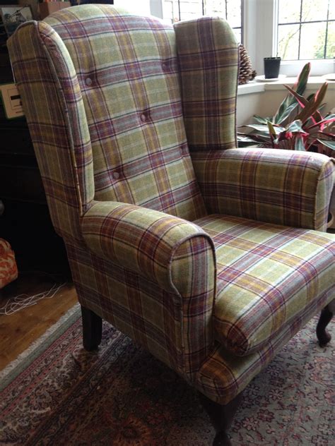 Plaid Upholstery Fabric For Chairs At Clarence Mahon Blog