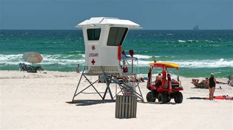 Lifeguard Stand On The Beach Editorial Stock Image Image Of Panama