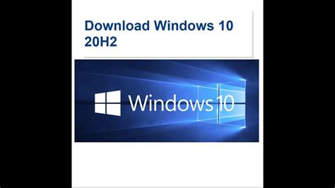 Download Windows 10 20h2 Iso Youtube