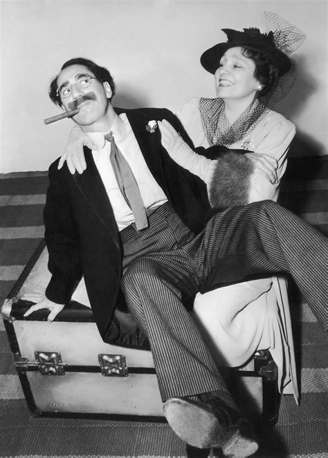 Remembering Margaret Dumont On Her Birthday Here With Groucho Marx On