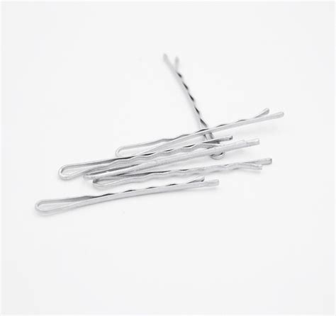 Metallic Silver Bobby Pins Silver Bobby Pins Bridal Hair Pins