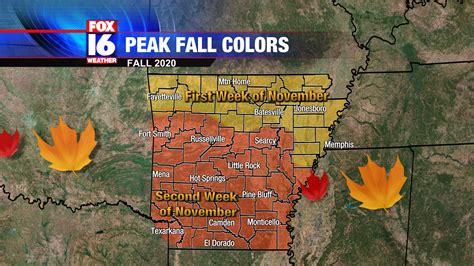 Peak Fall Foliage Arkansas 2024 Kiri Serene