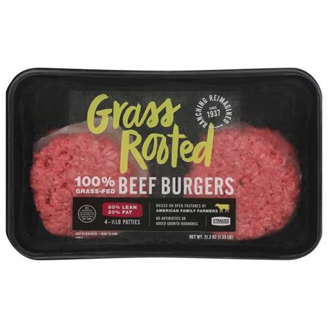 Grass Rooted Beef Burgers 8020 Publix Super Markets