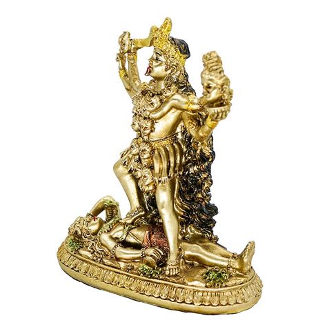 Hindu Goddess Kali Statue Sculpture Indian God Decorative Antique Idol India Goddess Of Time