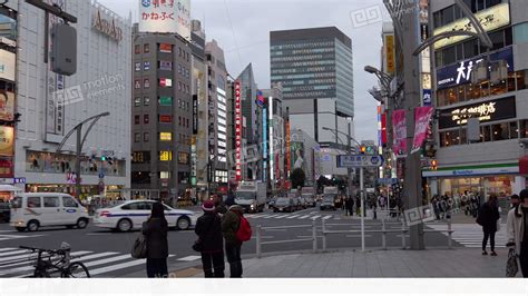 View Of Ueno District In Tokyo Japan Asia Stock Video Footage 11540955