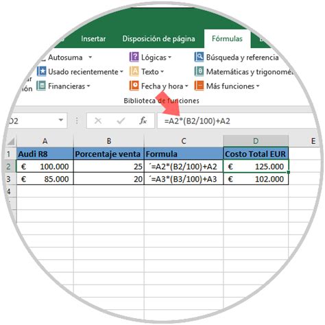 C Mo Sacar Porcentaje En Excel Solvetic