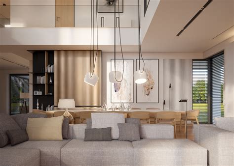 Warm Modern Interior Design Vis For Lk Projektpl On Behance