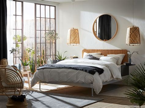 A Bedroom Where Natural Materials Set The Style Ikea Ca