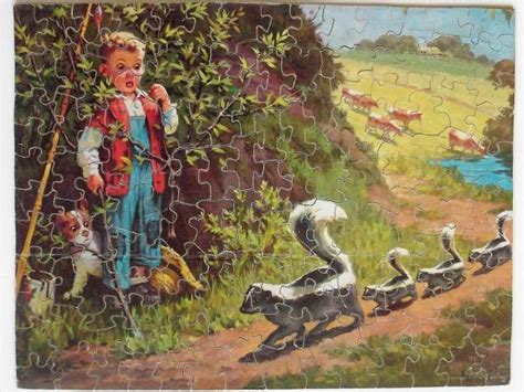 Skunk Parade Bob Armstrongs Old Jigsaw Puzzles