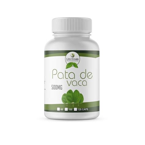 Pata De Vaca 500mg 120 Cápsulas Uni Ervas Shopee Brasil