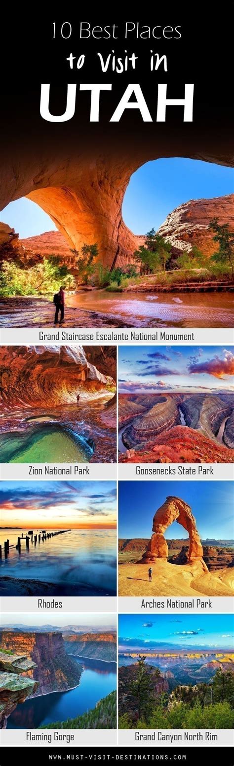 10 Best Places To Visit In Utah Must Visit Destinations Vacation