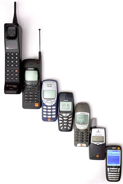 Filemobile Phone Evolution Wikimedia Commons