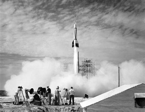 First Cape Canaveral Rocket Launch Stock Image C0264194 Science