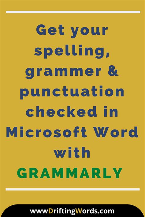 Worried About Poor Punctuation And Bad Grammar Grammarly For Word