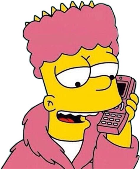 Simpson Sticker Aesthetic Stickers Bart Simpson Free Transparent